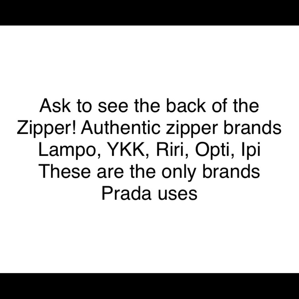 Identifying Authentic Prada easy tips - Picture 5 of 6